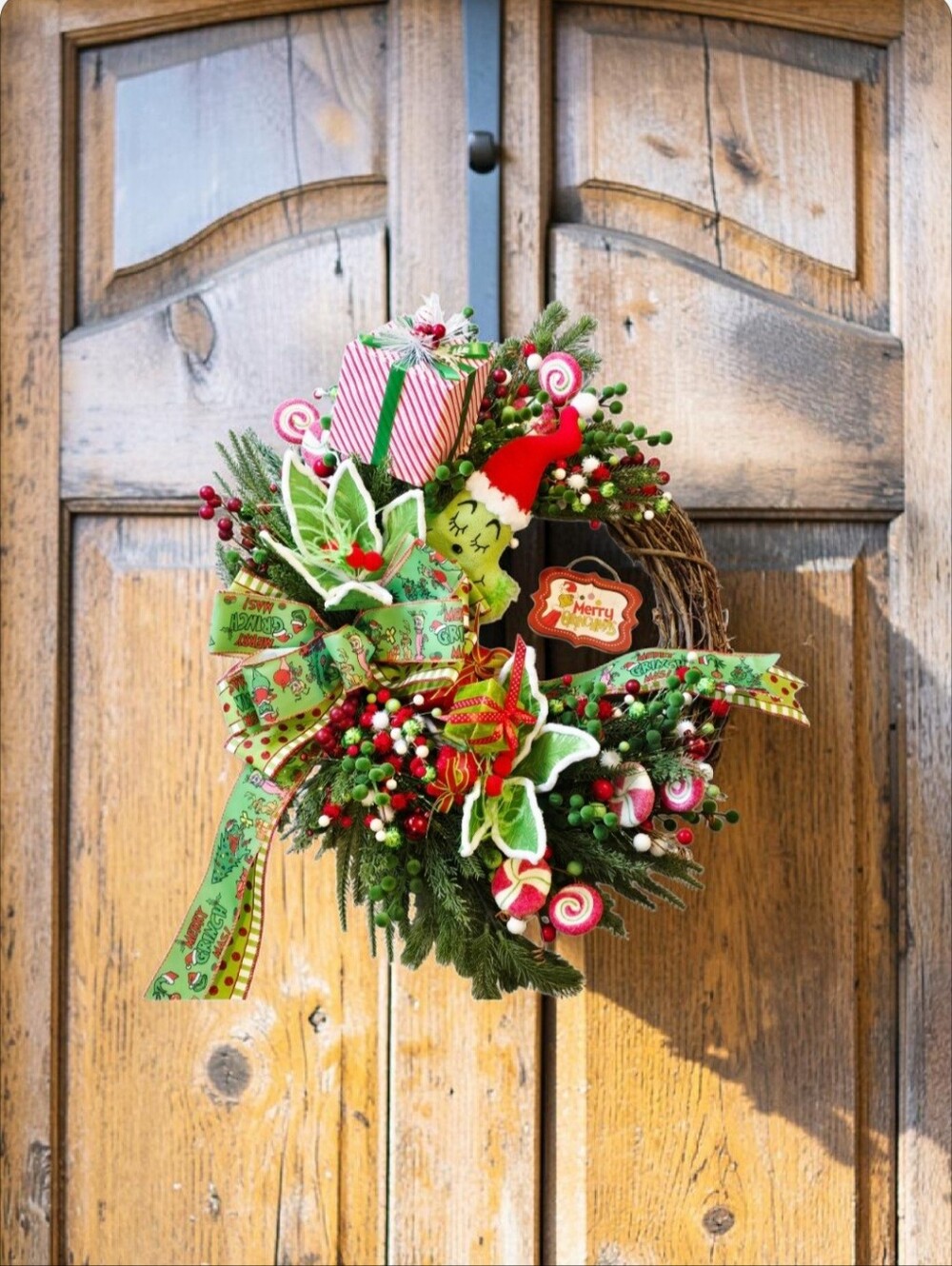 luxe grinchmas wreath